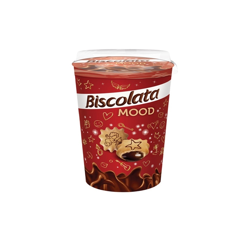 Solen Biscolata Mood Chocolate Cream Filled Biscuit 125 gr x 24 All Time Fresh Date and Quality Service From Turkey