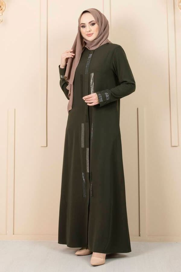 New Season Women Summer Islamic Clothing Abaya Dress Kaftan Tunic Dubai Muslim Islamic Fashion Turkish Made Islamic Dresses