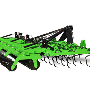 Stubble Cultivator  Foldable Spring Cylinder Cultivator Walking Harrow For Tractor cultivators agricultural farming