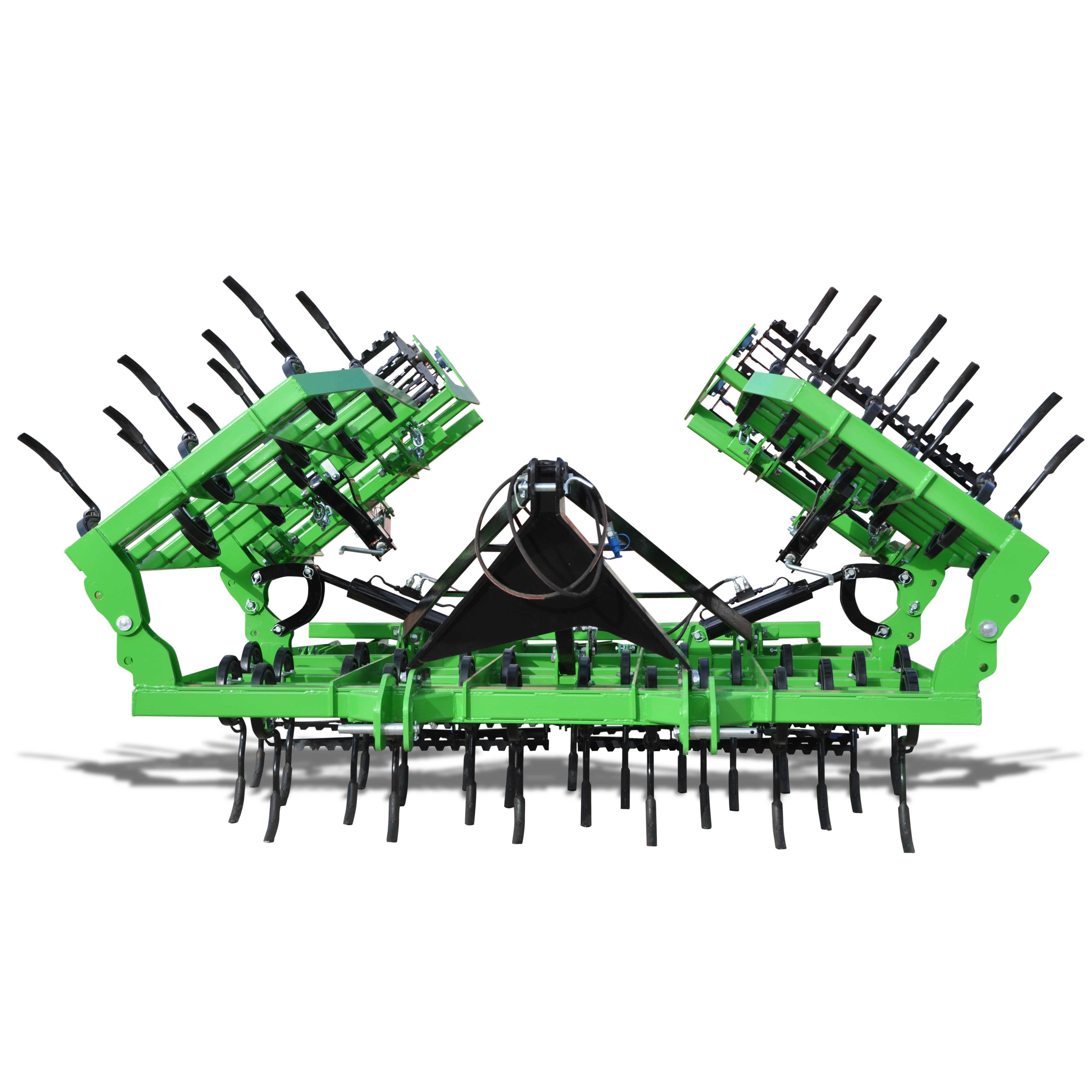 Stubble Cultivator  Foldable Spring Cylinder Cultivator Walking Harrow For Tractor cultivators agricultural farming