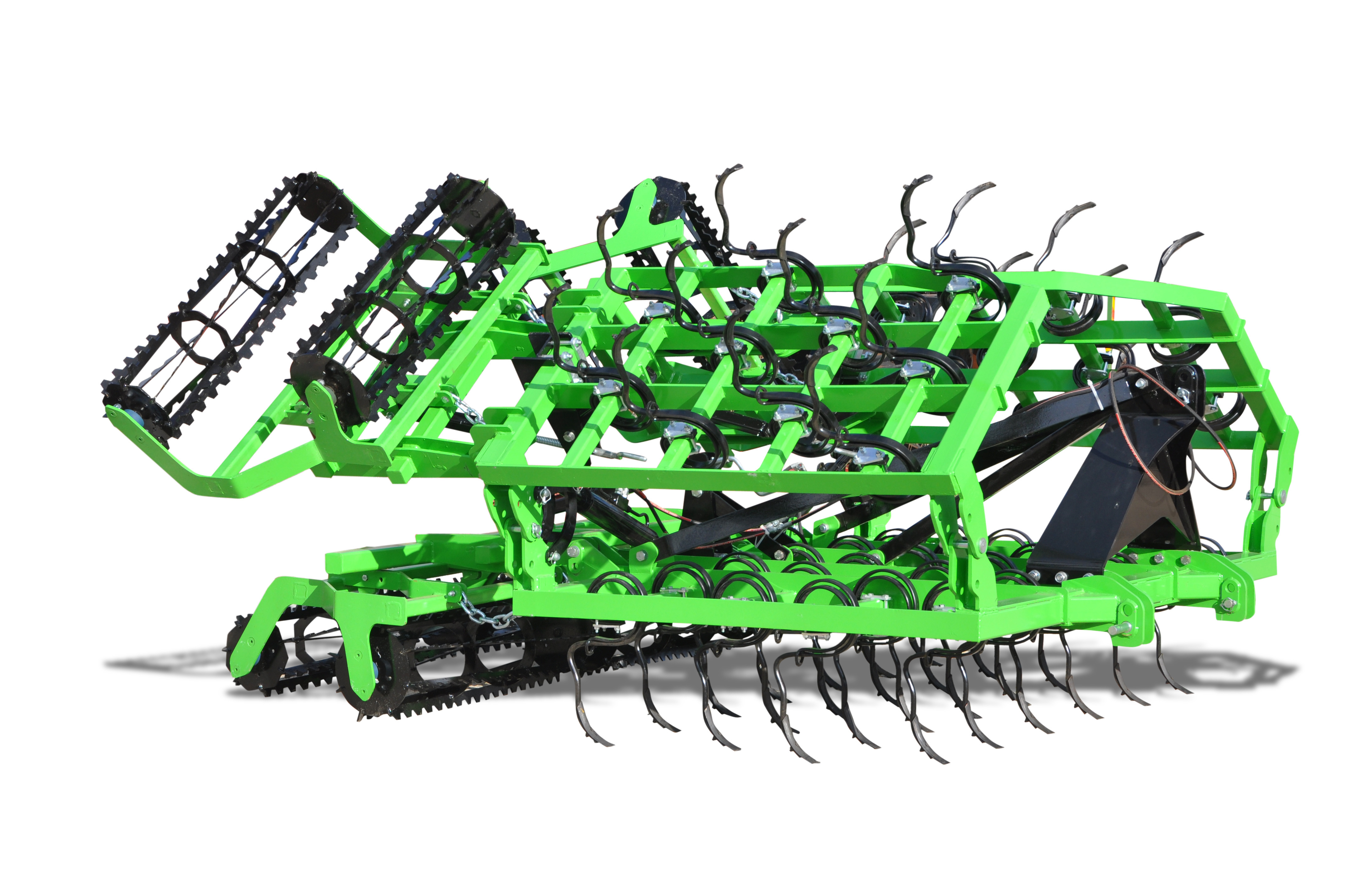 Stubble Cultivator  Foldable Spring Cylinder Cultivator Walking Harrow For Tractor cultivators agricultural farming