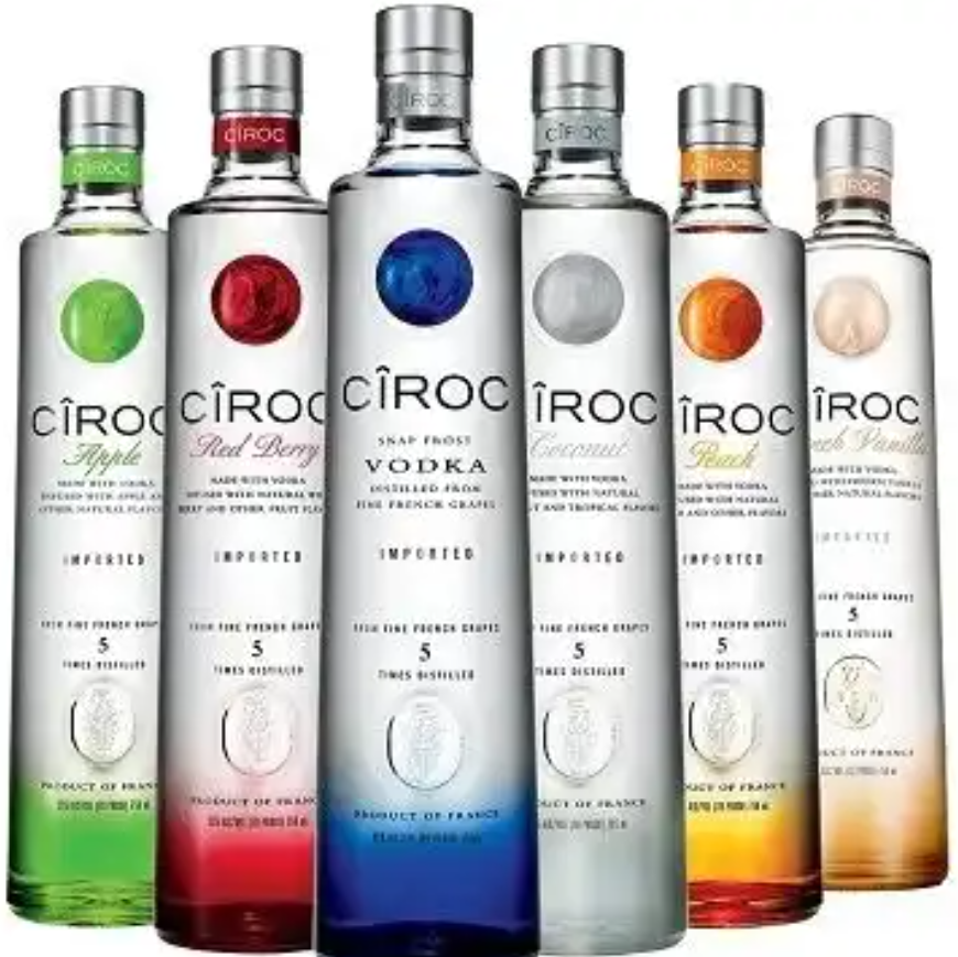 CIROC VODKA / BEST SELLING VODKAS IN EUROPE / ALL FLAVOURS