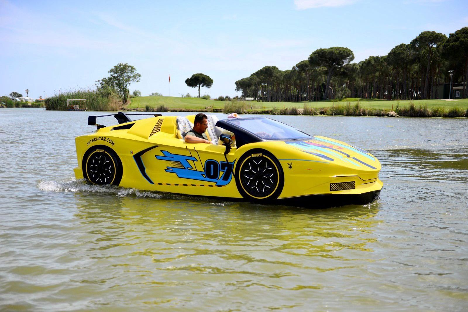 3 Seated OceanOcean Lamborghini JetCar Water Sports Water Car For Entertainment and Fun Sea Ocean Sports