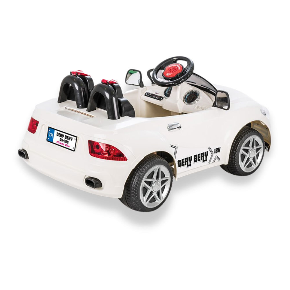 Terry Bery Kids Ride On Car With Remote Control 12V Battery Powered Double Person, Electronic Horn, MP3