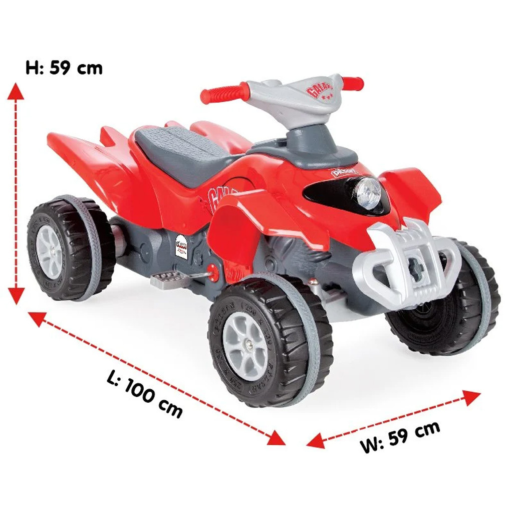 Galaxy Pedal Operated ATV With Pedals Ride On Car Steering Wheel ATV Toys Kids Ride on Car High Quality Plastic Toy Wholesa