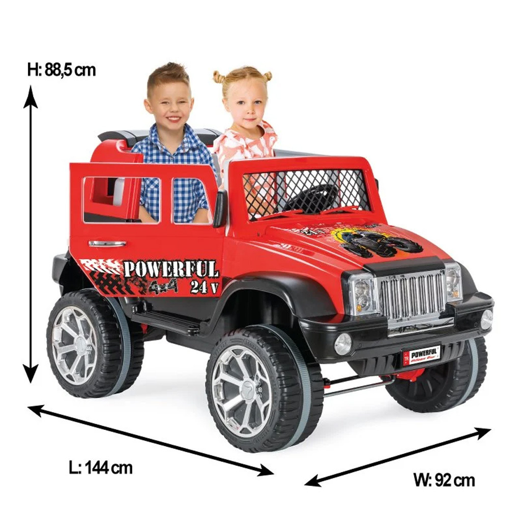 Powerful Two Seater Battery Operated Car With Fun Ride on Car Full Concept Toys for Kids Plays Music SDcard, USB On The Panel