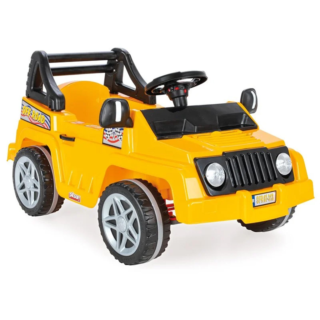 New Safari Pedal Car Ride On Car Mechanical Air Horn Steering Wheel Children and Kids Ride-on High Quality Plastic Jeep