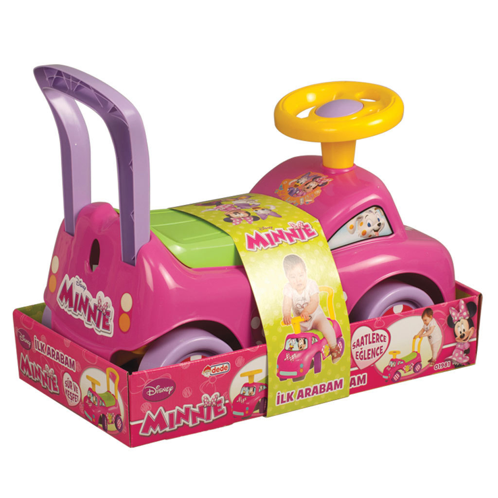 Minnie Mouse My First Car Toddlers Balance Walker Ride-on Car