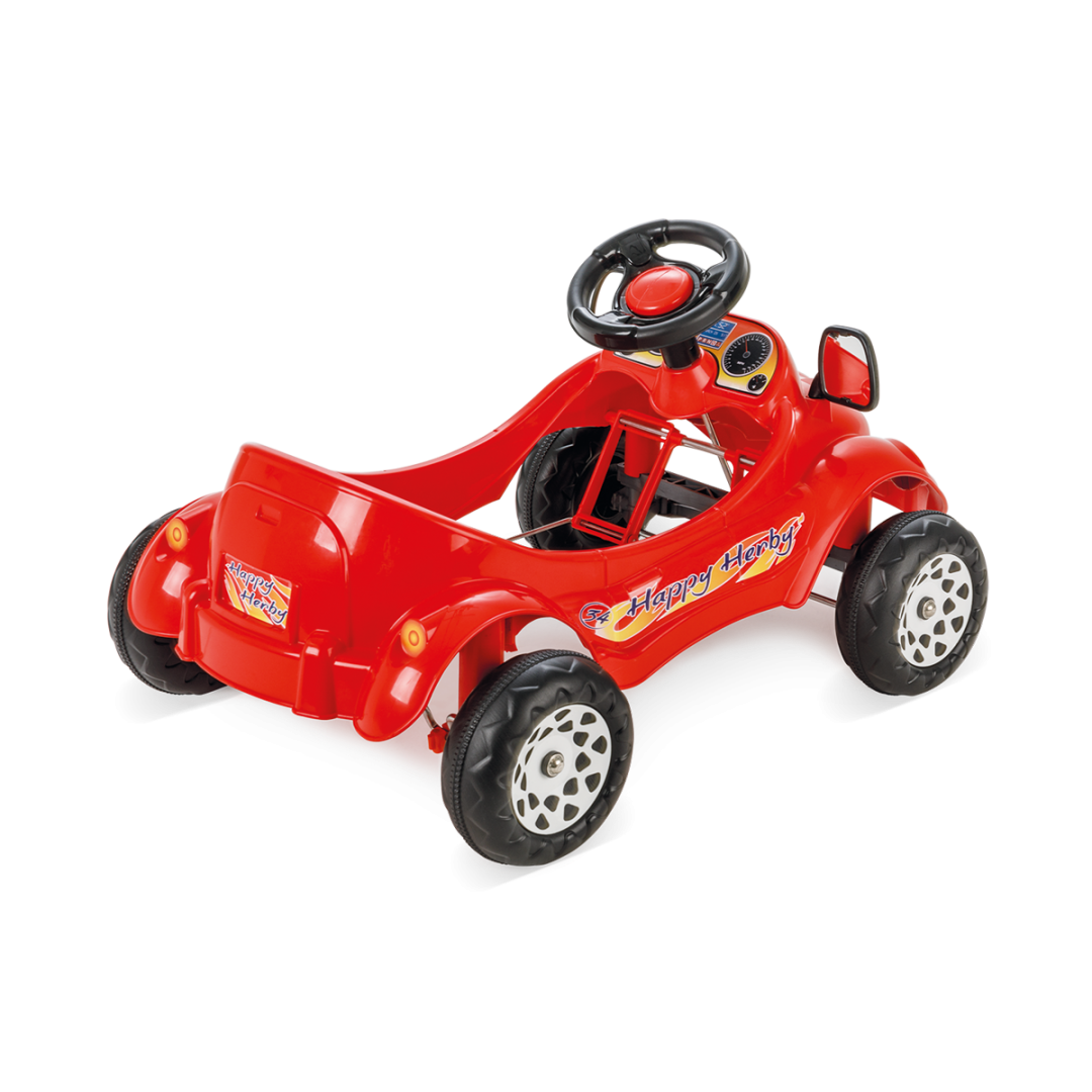 Happy Herby Pedal Operated Car Toys Kids Ride on Car Baby Sliding Push Ride-on High Quality Plastic Toy Wholesale