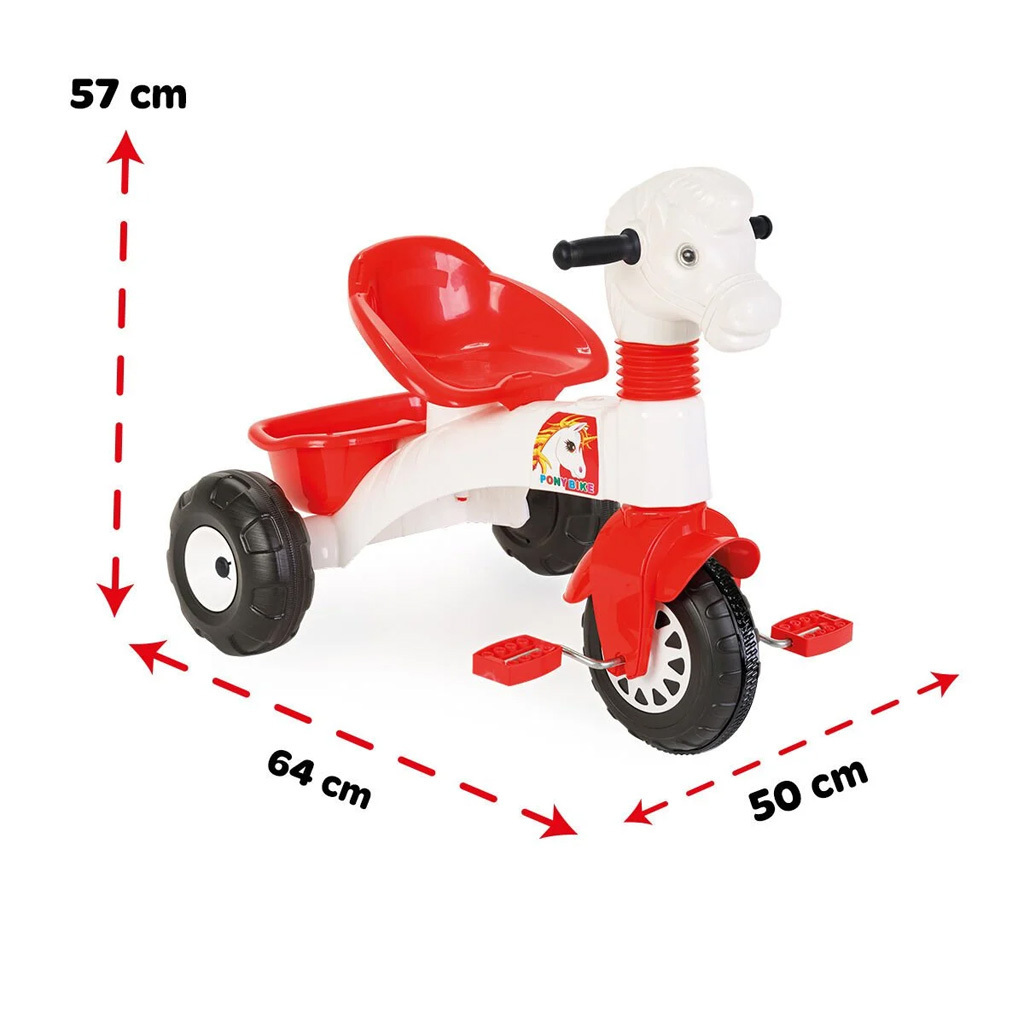 High Quality Plastic New Toy Wholesale Pony Tricycle Bike Steering Wheel with Pedal Ride on Car Baby Ride-on Toys for Kids