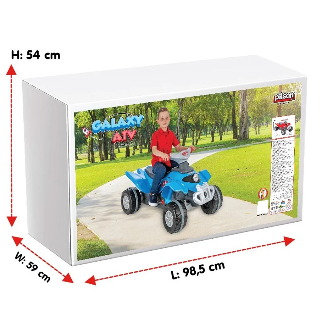 Galaxy Pedal Operated ATV With Pedals Ride On Car Steering Wheel ATV Toys Kids Ride on Car High Quality Plastic Toy Wholesa