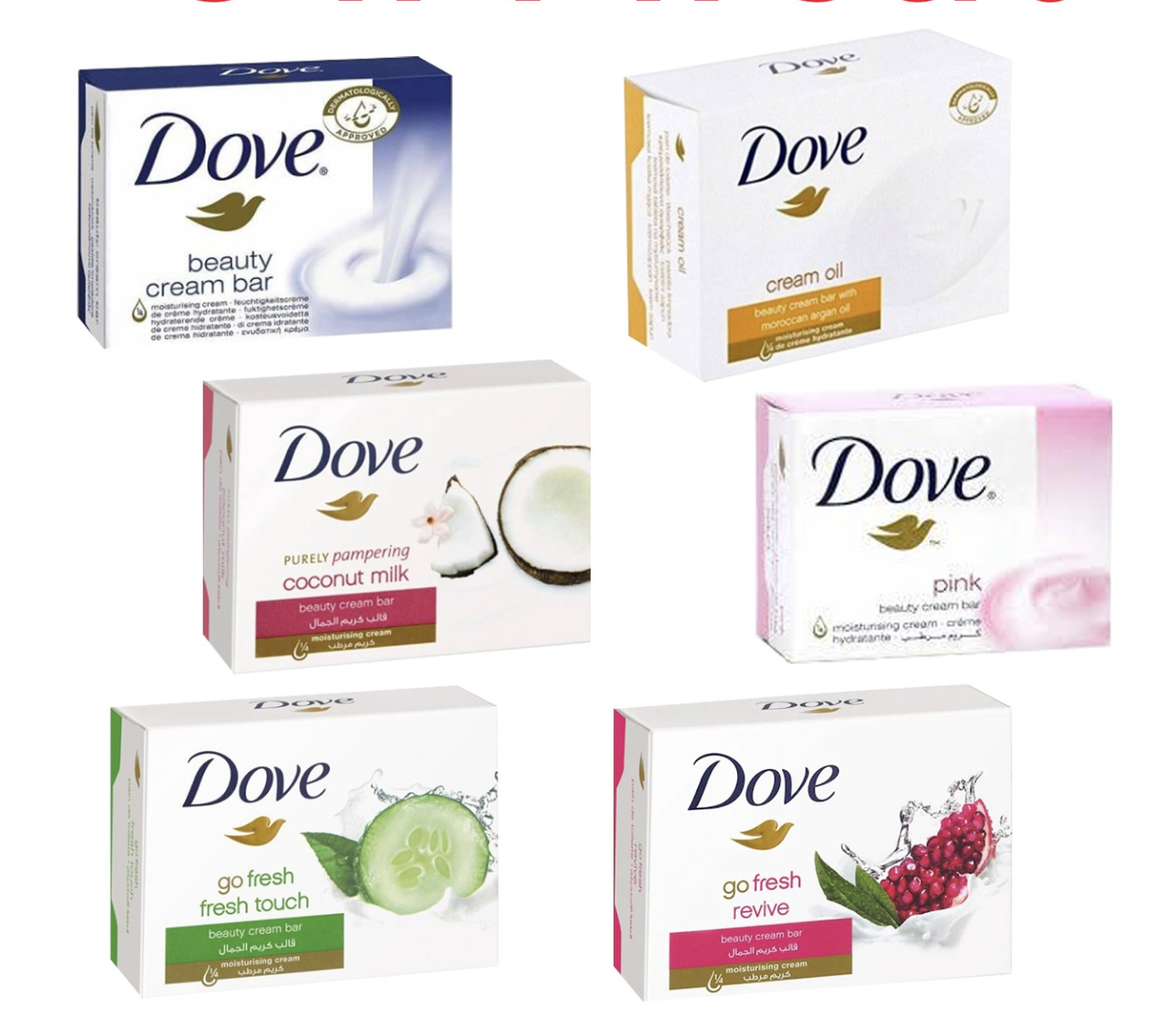 Moisturizing Soap Dove Beauty Cream Bar 90 gr