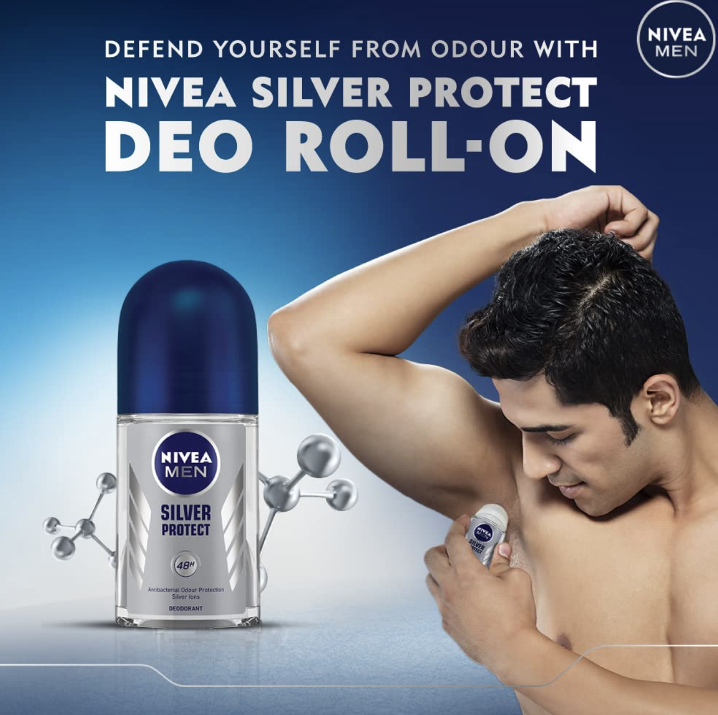 Antiperspirant Men Roll on Deodorant Nivea Men Dry and Fresh 50 Ml Best Price