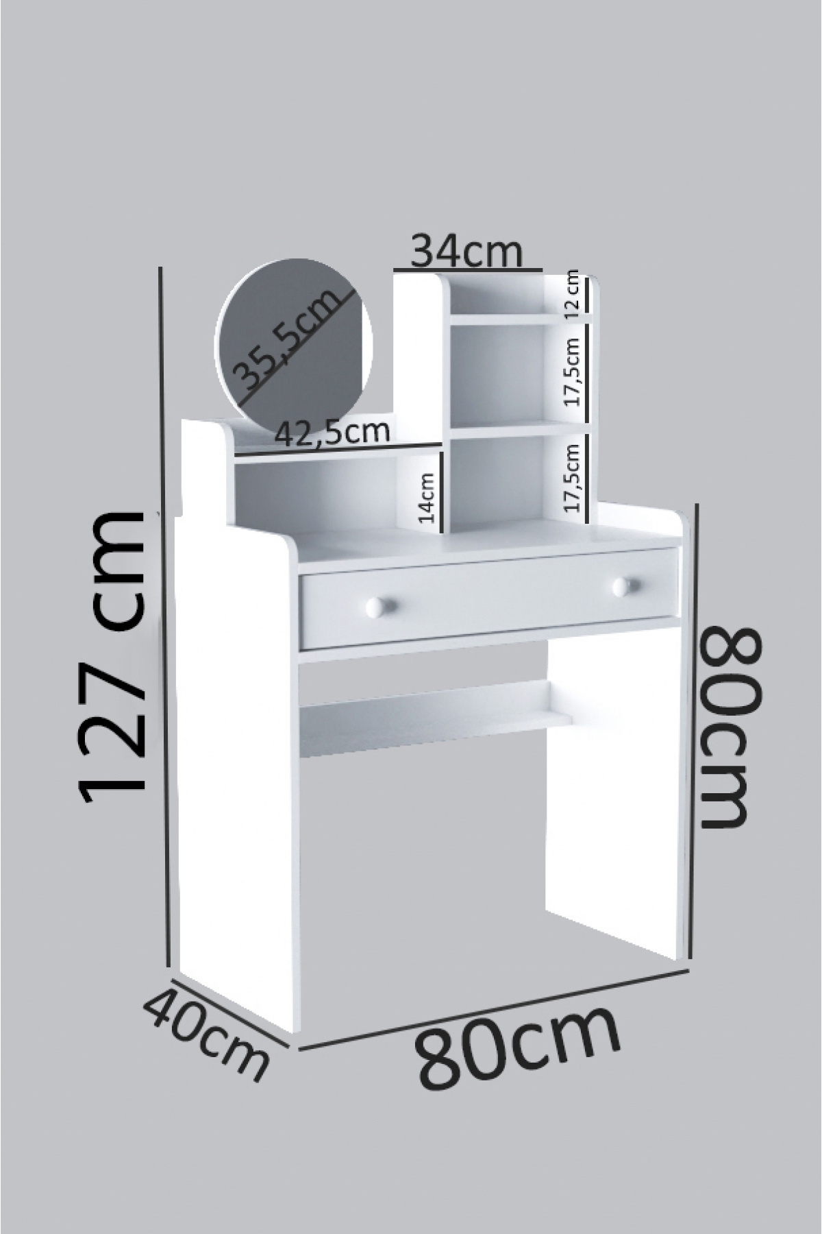 European Modern Storage Dresser With Mirror And Stool Makeup Vanity Table Bedroom Furniture