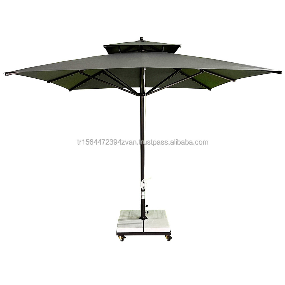 3x3 Corded Garden Umbrella Without Fringes High Quality Umbrella Poolside Site Common Areas Beaches Between Sunbeds Umbrella