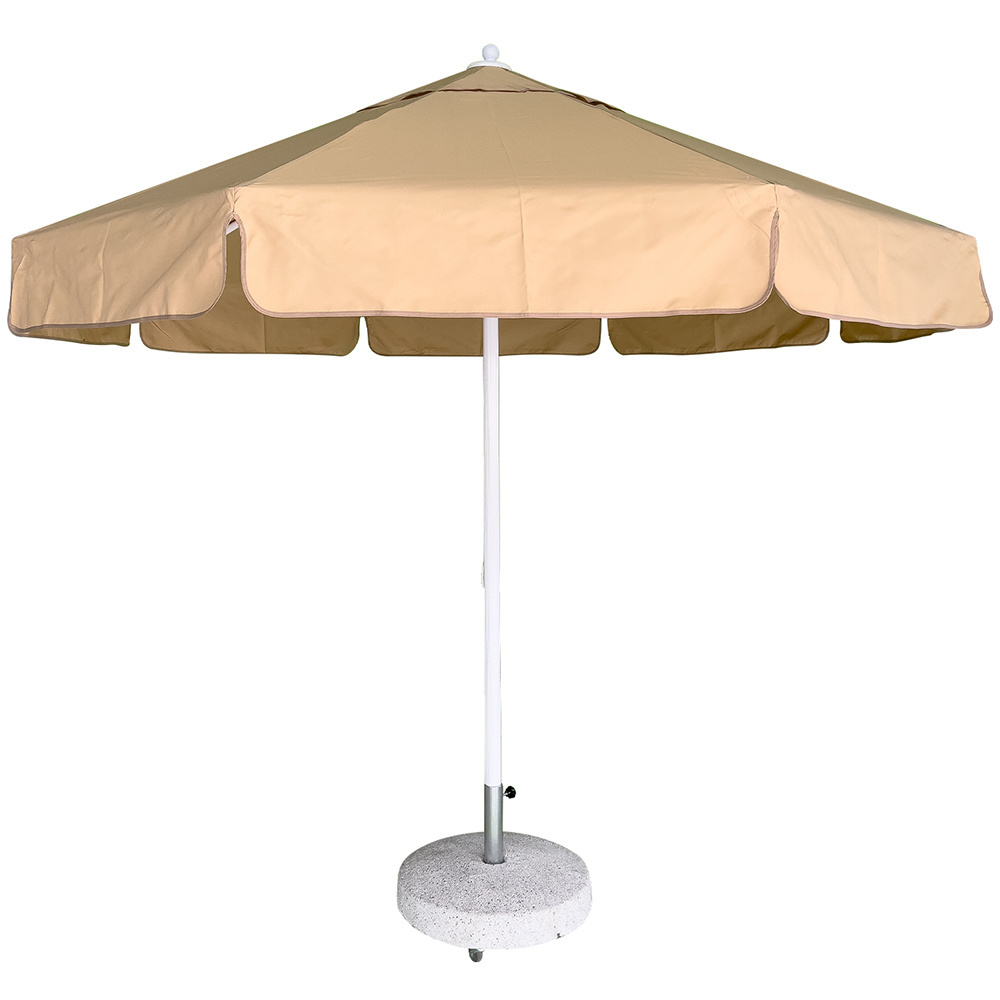 3.5m Round Corded Sacred Umbrella Waterproof Parasol Rope Pulley System Poolside Site Common Areas Beaches Guaranteed Parasol