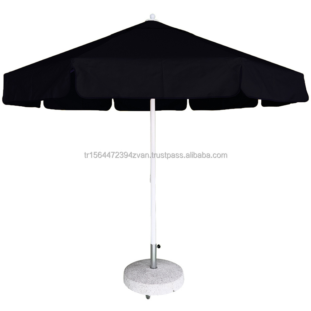 3.5m Round Corded Sacred Umbrella Waterproof With Rope Pulley System Poolside Site Common Areas Beaches Guaranteed Umbrella