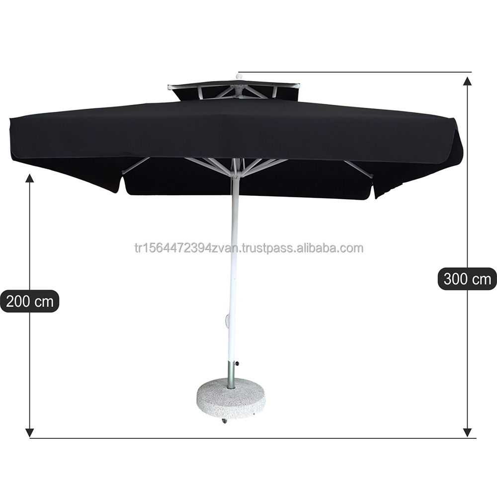 3x3 Corded Classic Garden Umbrella Umbrella Modern and Specially Produced Very Useful Different Color and Size Options Umbrella