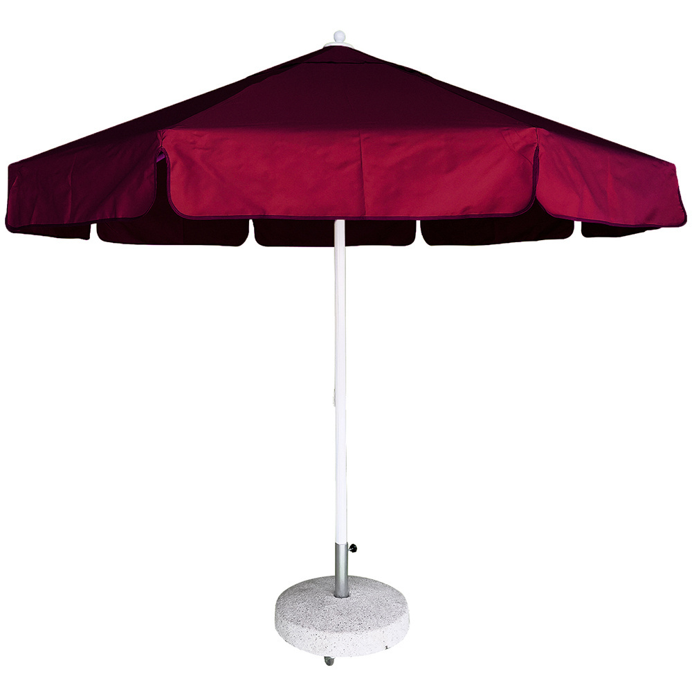 3.5m Round Corded Sacred Umbrella Waterproof With Rope Pulley System Poolside Site Common Areas Beaches Guaranteed Parasol