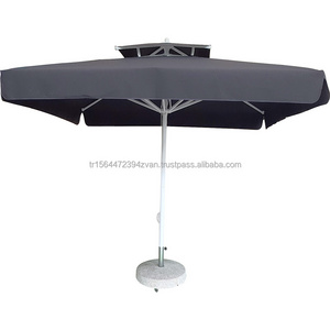 3x3 Corded Classic Garden Umbrella Super Quality Poolside Site Common Areas Beaches Between Sunbeds Umbrella