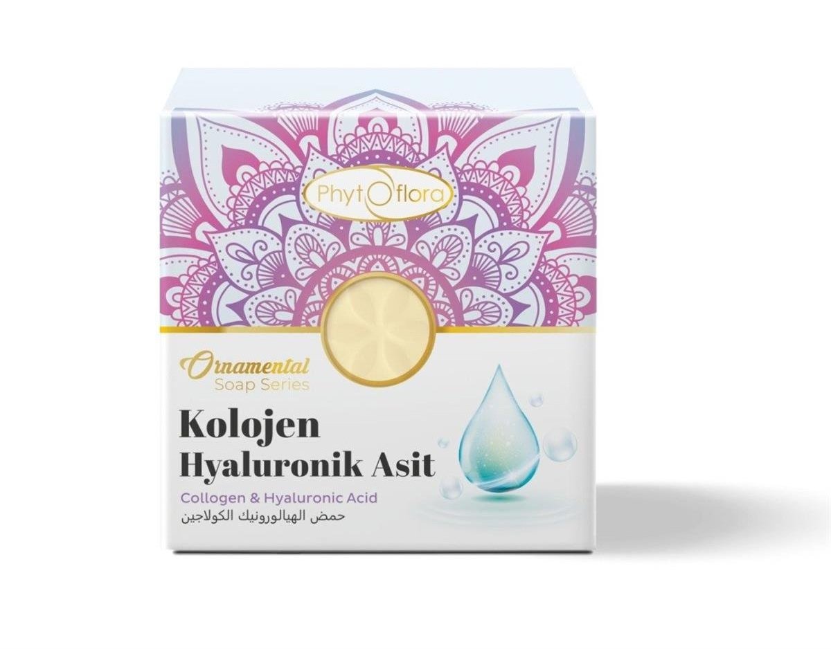 Collagen and hyaluronic acid soap is a moisturizing soap with natural ingredients that can be applied to hair and skin.