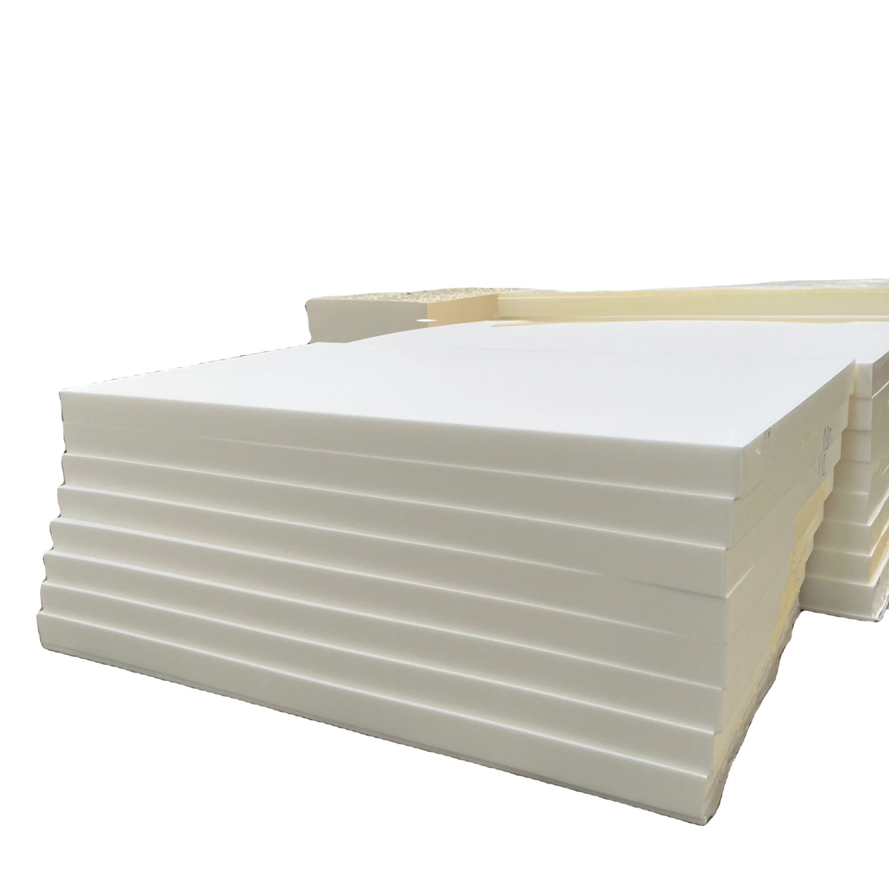 Polyurethane European Sheet Visco Foam Soft Yellow Color