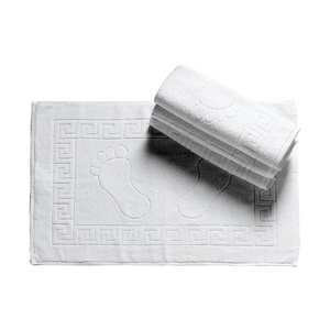 5 Star Hotel Luxury Bathroom Custom Logo Face Hand Bath White Hotel Towels 50x90cm 250 gr.