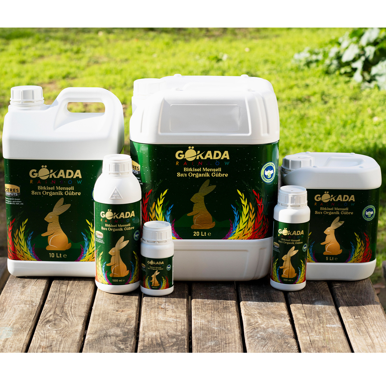 High Productivity Gokada Rainbow Liquid Organic Fertilizer 1000 ml Eco-Friendly Ready to Ship Fertilizer