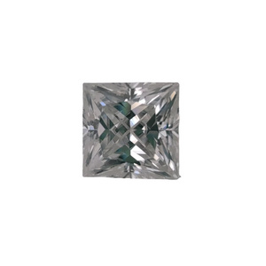 Lab created white loose gem  moissanite princess shape many sizes for jewelry making D color VVS1 clarity