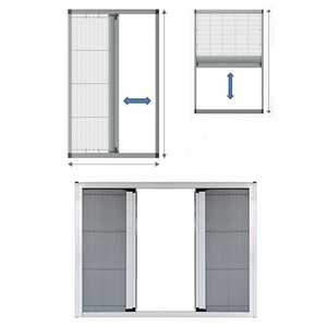 Plisse Insect Screen Applicable for Doors&Windows Aluminum Profile PES Mesh PP Accessory Wholesale 4 Years Warranty