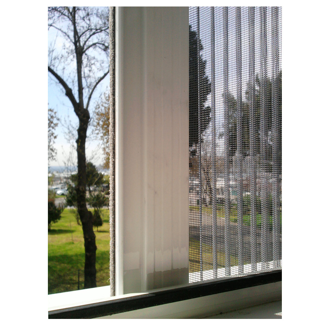 Plisse Insect Screen Applicable for Doors&Windows Aluminum Profile PES Mesh PP Accessory Wholesale 4 Years Warranty