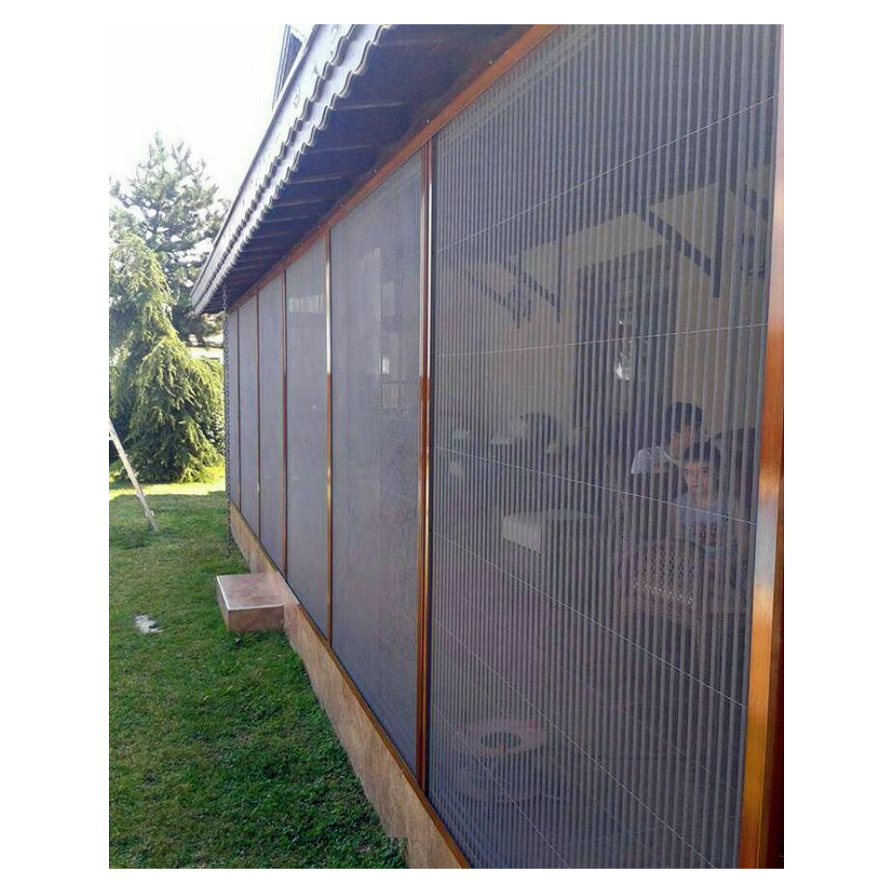 Plisse Insect Screen Applicable for Doors&Windows Aluminum Profile PES Mesh PP Accessory Wholesale 4 Years Warranty