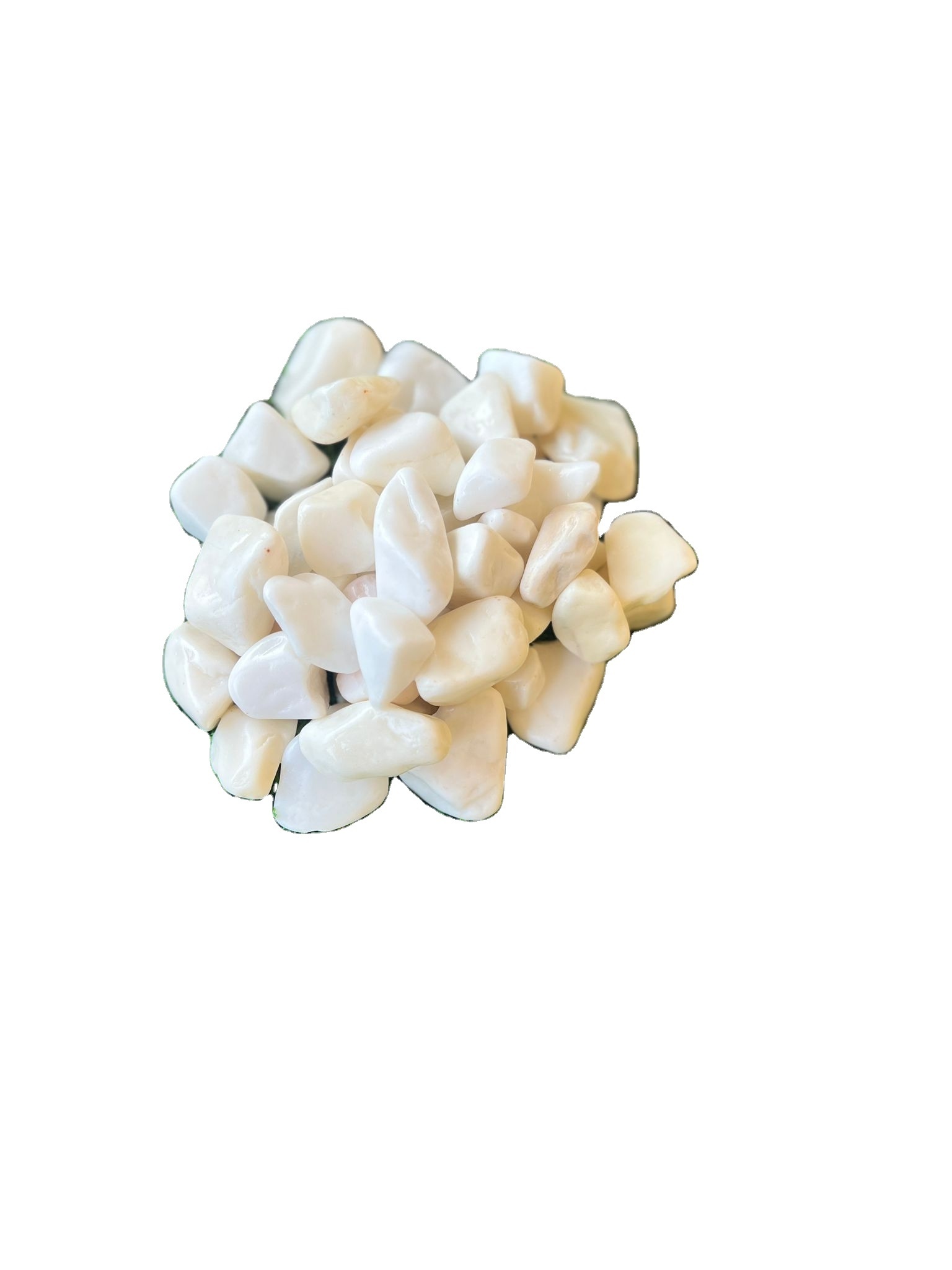 Natural white pebble stones made in Turkiye  factory price white decorative stones dolomite chippings gravel stones exteriors