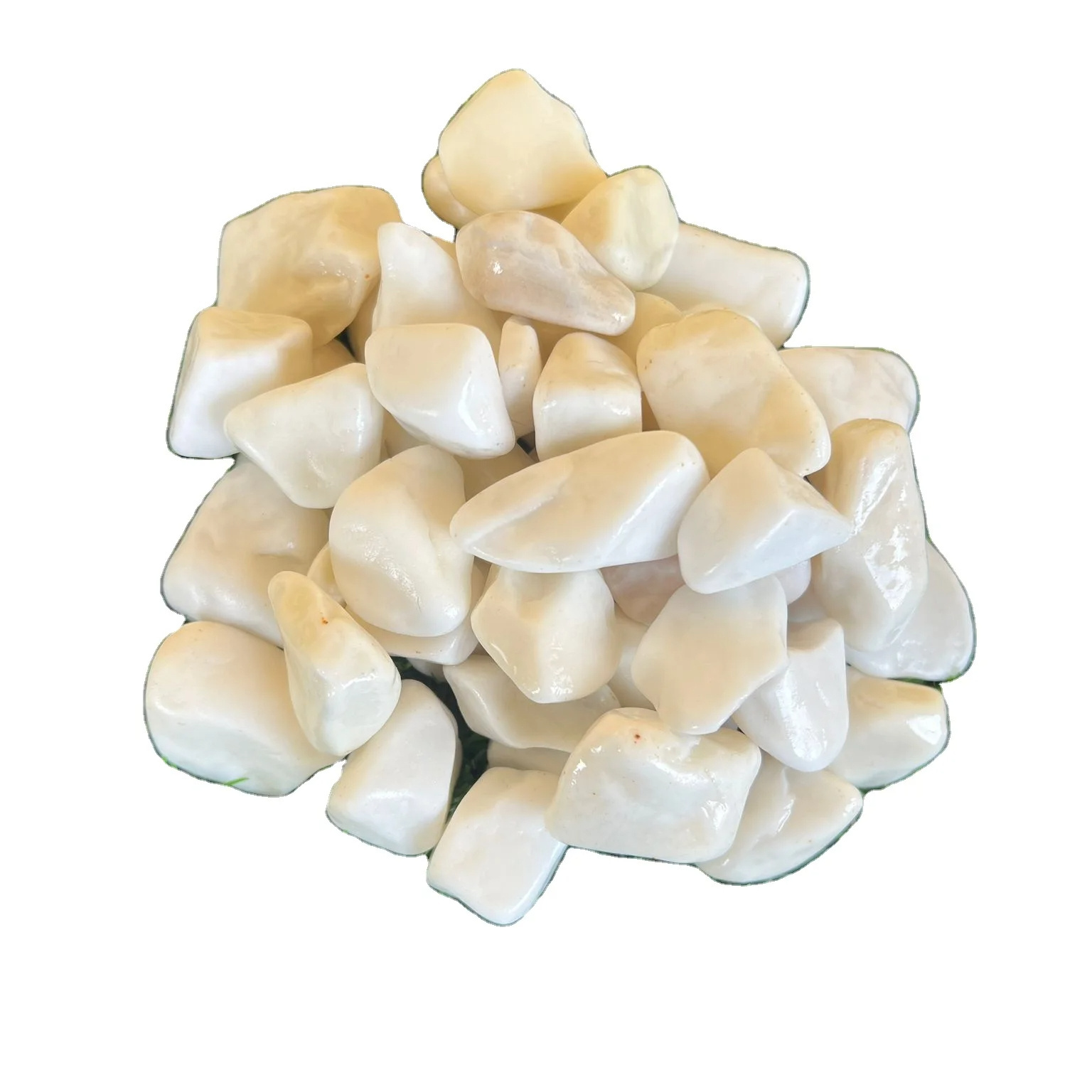 Natural white pebble stones made in Turkiye  factory price white decorative stones dolomite chippings gravel stones exteriors