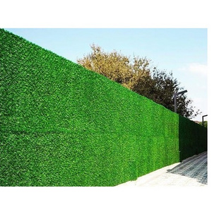 Best price  European artificial grass fence panels manufacturer  for outdoor walls  and privacy usages artificial flower garden