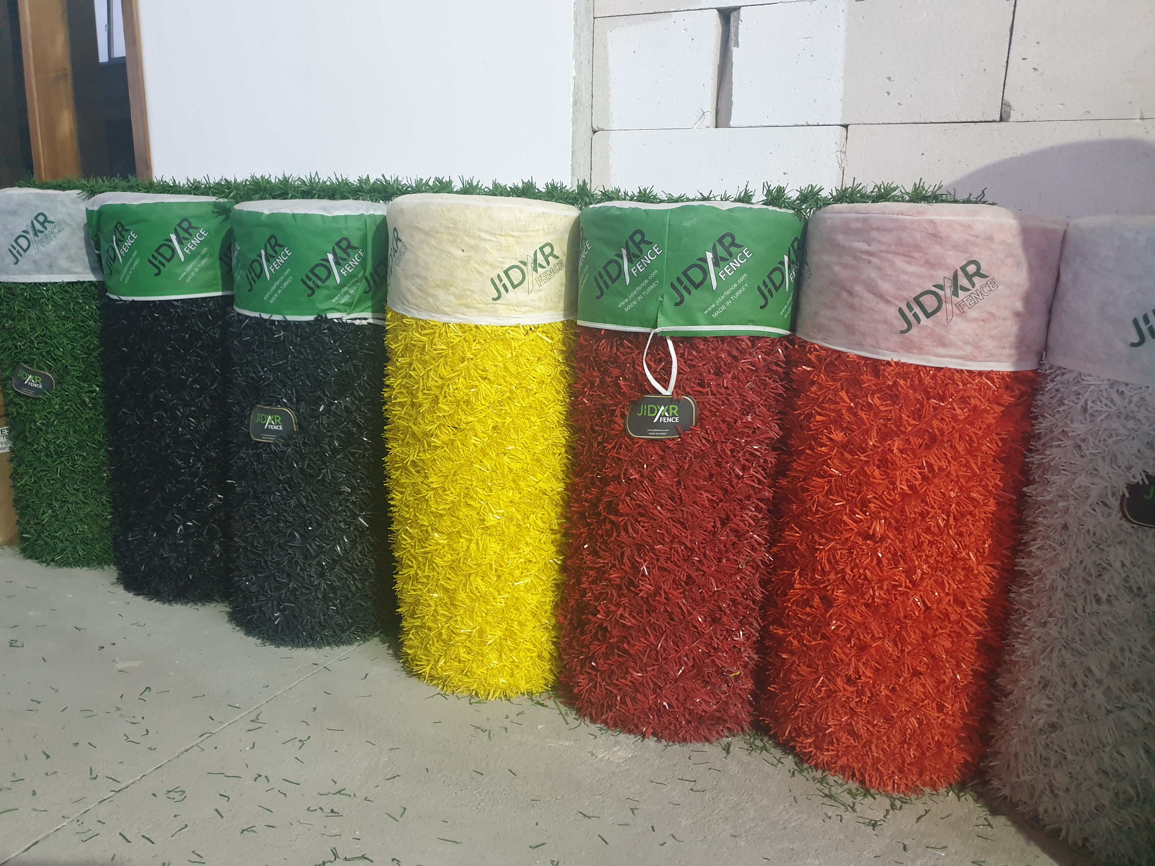 European artificial grass fence panels manufacturer  for outdoor walls  and privacy usages sport fields and  kids playgrounds