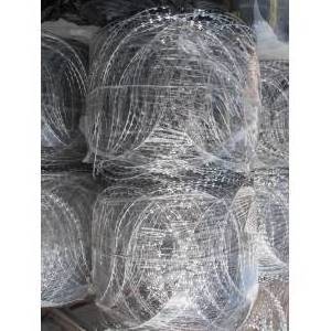 High security galvanized concertina  razor wire for outdoor garden houses security areas made in Turkiye galvanized razor wire