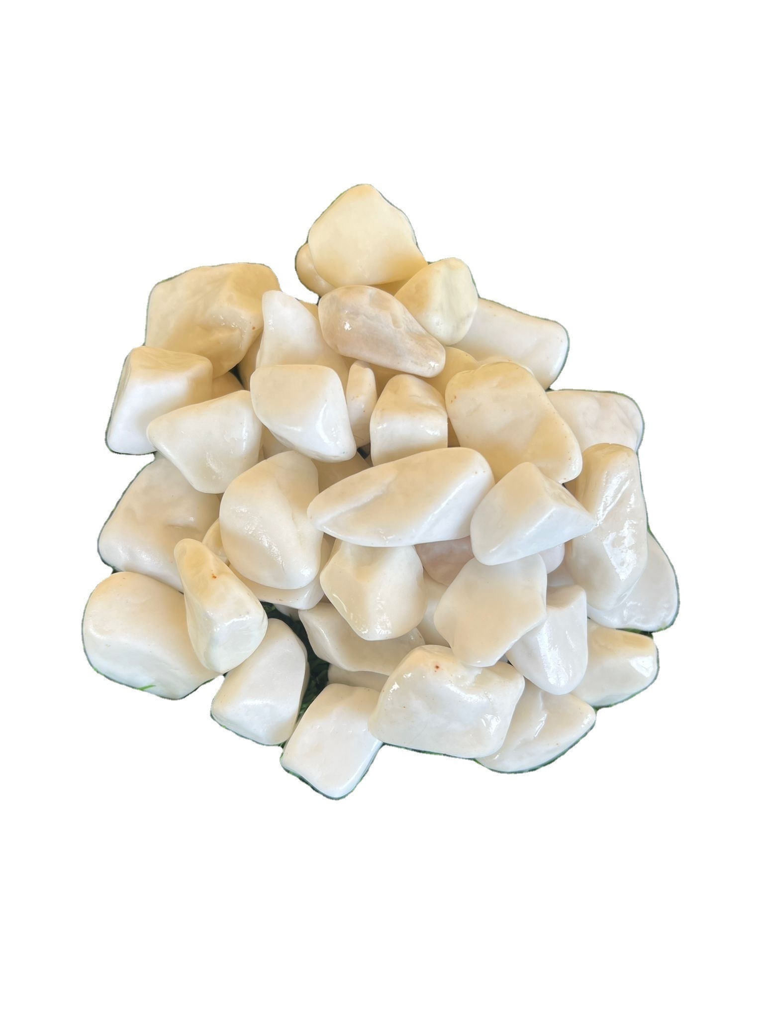 Natural white pebble stones made in Turkiye  factory price white decorative stones dolomite chippings gravel stones exteriors