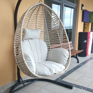 Best selling European standards garden patio hammoch chair swing in egg shape made in Turkey comfy garden equipment