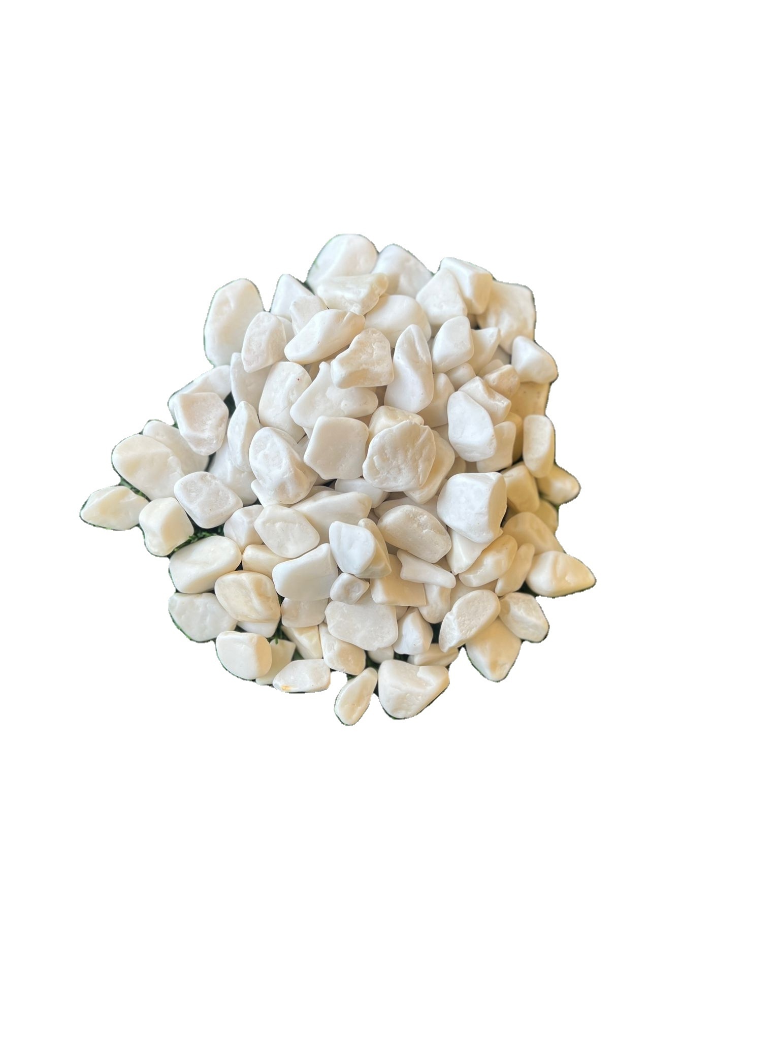 Natural white pebble stones made in Turkiye  factory price white decorative stones dolomite chippings gravel stones exteriors