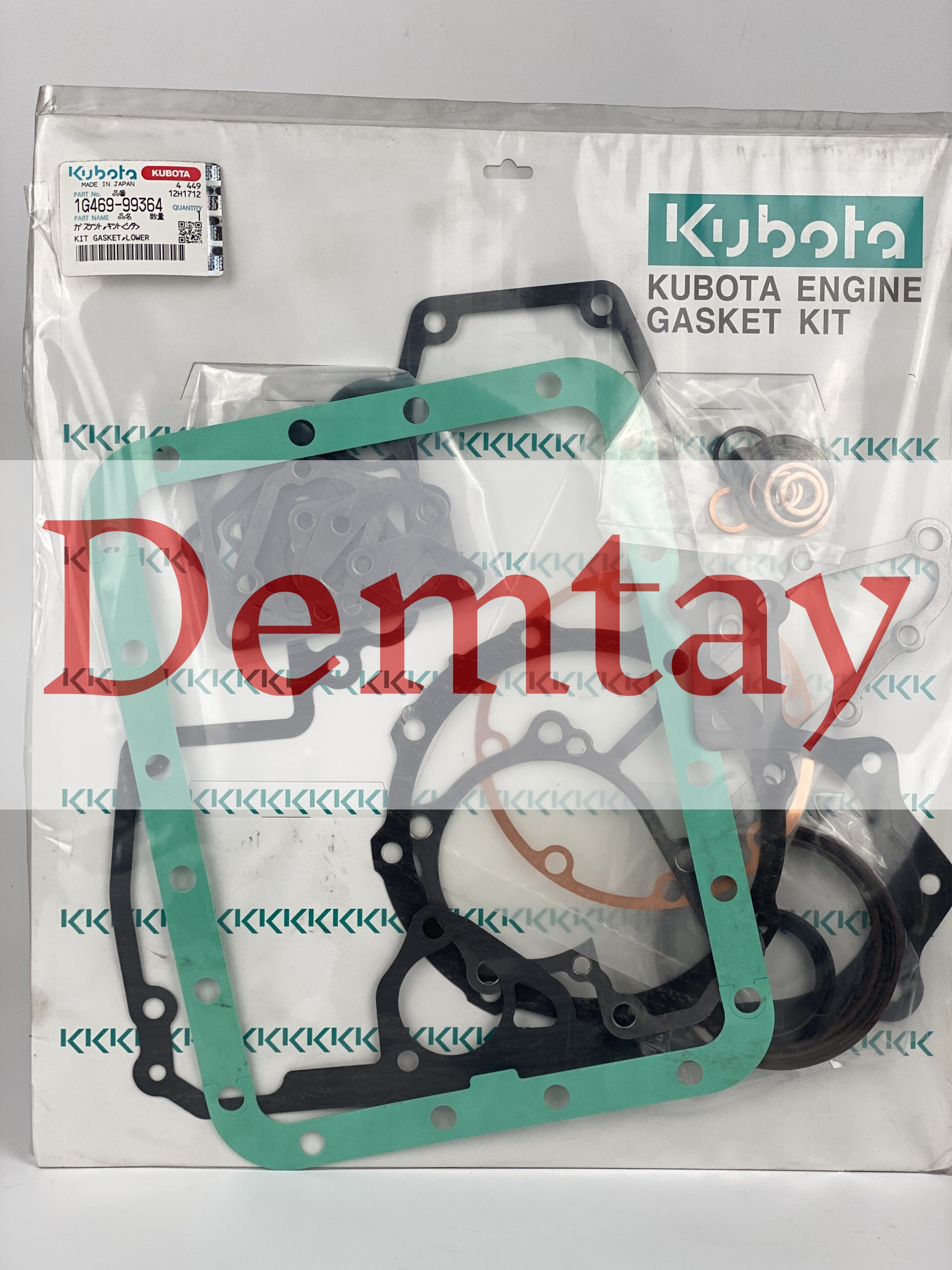 Genuine Kubota Spare Part Kubota D1703 Serie engine 1G469-99364 Kit Gasket Lower/Standart Kubota Engine Spare Part