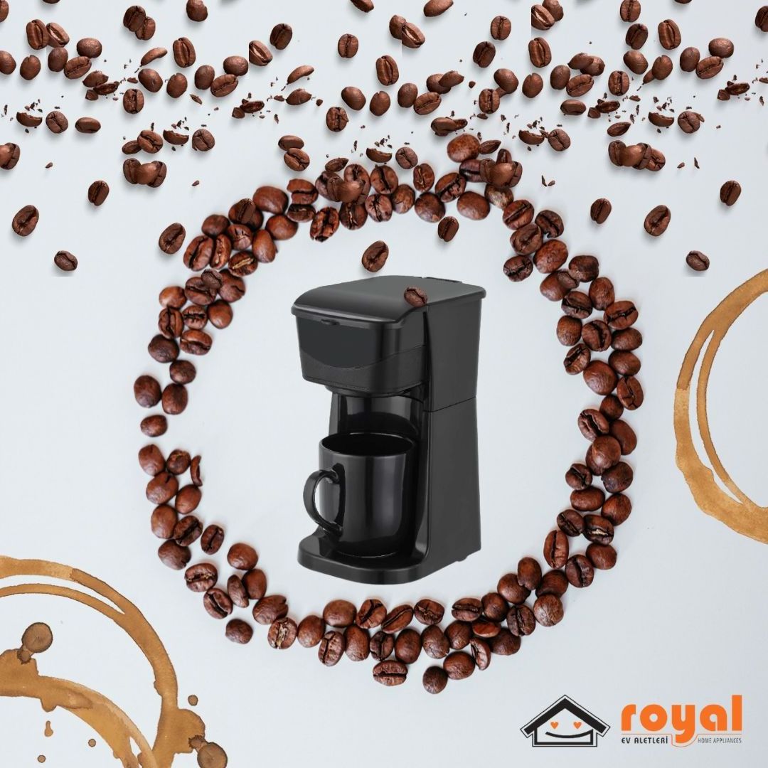 Personal Filter Coffee Maker CP-10 High Quality from Turkey Filter Coffee Maker Stainless Steel Mug 750W