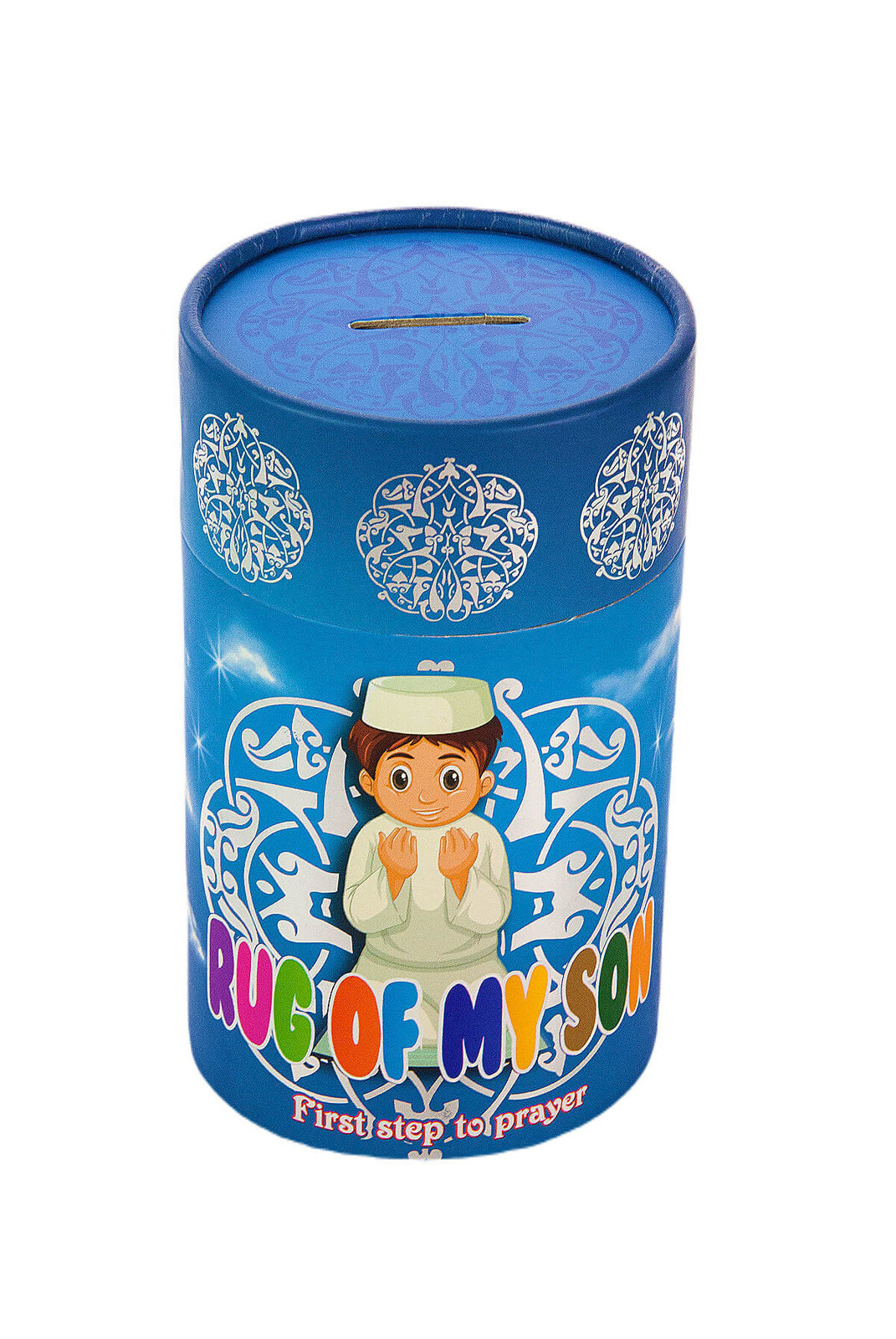 Kids Prayer Mat Gift Set Special Design Money Box Cylinder Rug Muslim Tasbeeh Useful Various Patterned Children's Prayer Rug