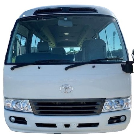 Used 2011 Toy ota Coaster Bus RHD Low Price Japan Original Used Coaster Mini Bus with 3RZ 1HZ Engine Swing Door