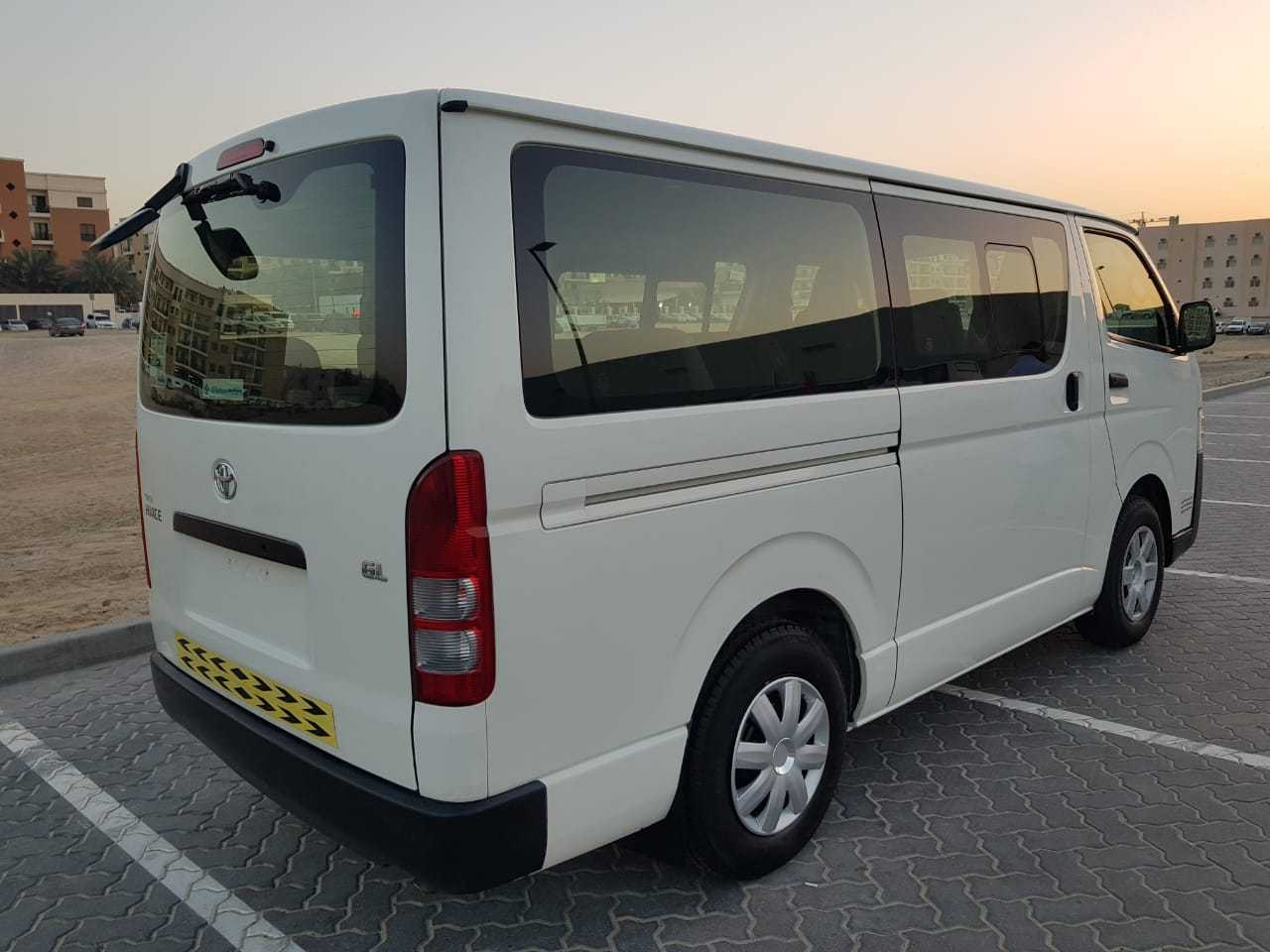 Used 2016 Toy ota Hiace Flat Roof MINI Max Bus Engine VAN Shuttle Color Transmission Japan Dubai UAE Type Seats LHD Gas Diesel