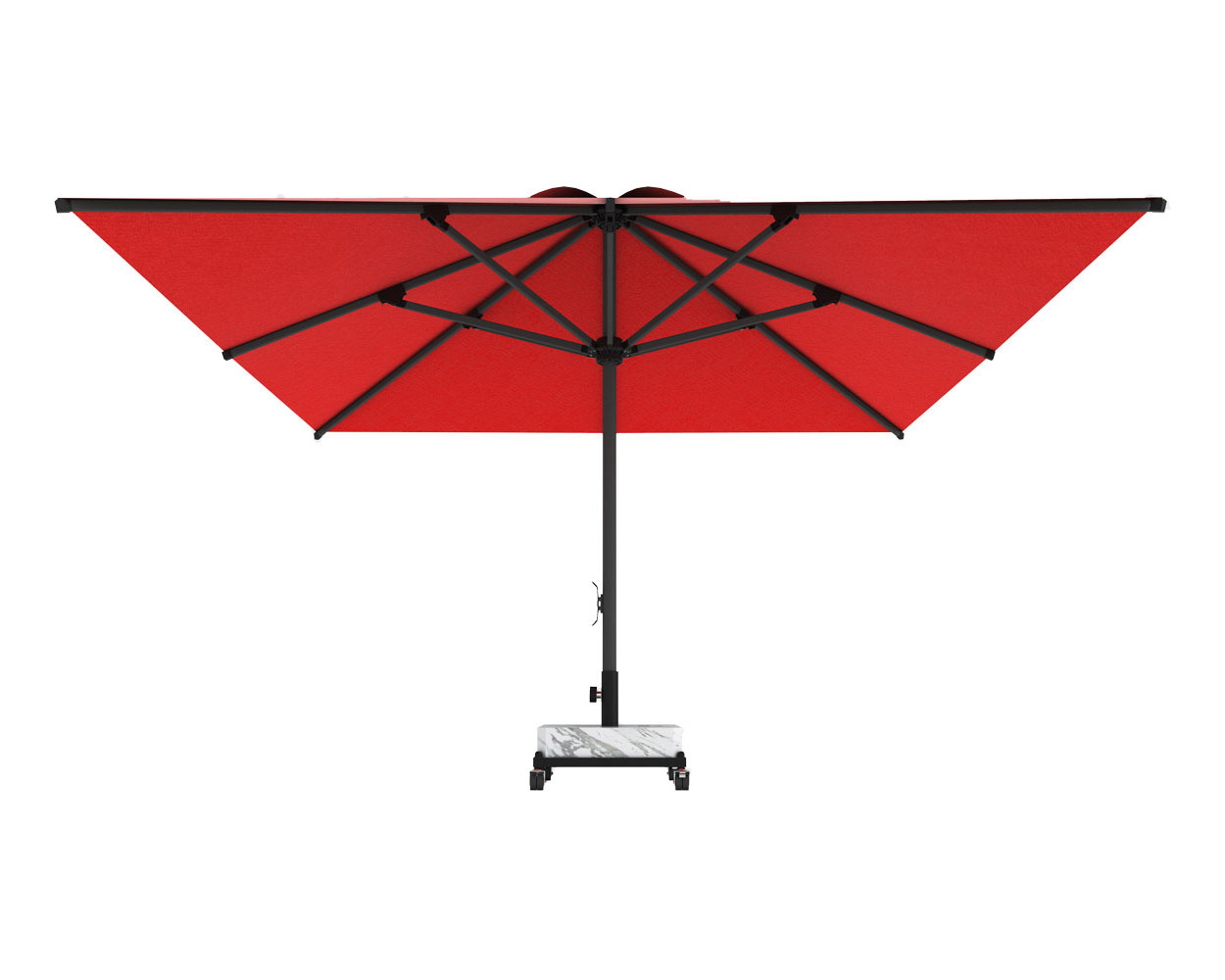 Avocado Classic Corded-Roller Square Umbrella 250x250cm High Quality Parasol for Hotel Outdoor Beach Garden Umbrella Parasol