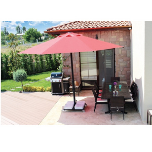 Lux Crank-Telescopic System Round Umbrella 400 High Quality Parasol for Hotel Outdoor Beach Garden Umbrella Parasol