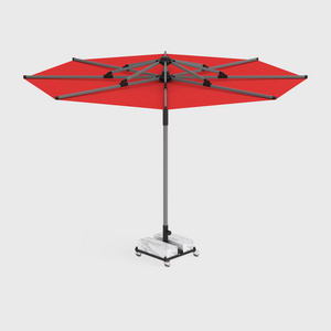 Avocado Lux Clips Circular Umbrella 350cm High Quality Parasol for Hotel Outdoor Beach Garden Umbrella Parasol