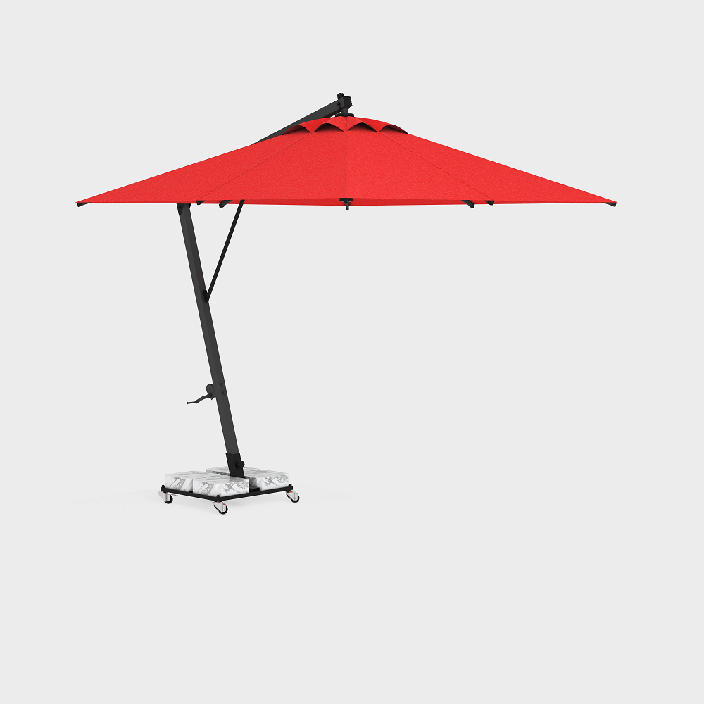 Banana Classic Side Pole Rectangular Umbrella 300x400 High Quality Parasol for Hotel Outdoor Beach Garden Umbrella Parasol