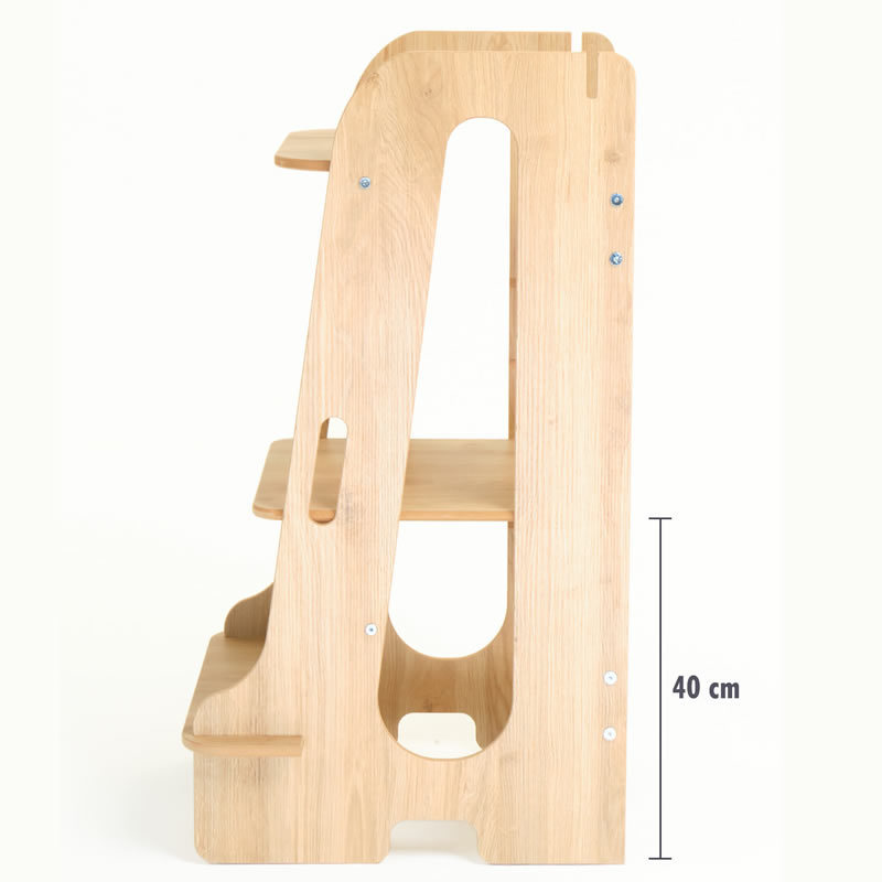 Montessori learning tower wooden toddler kitchen helper for kid collapsible learning tower step stool kids kitchen tower